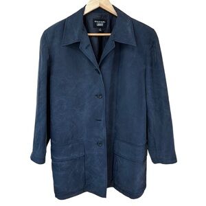 Emanuel by Emanuel Ungaro Washed Silk Jacket Size Medium